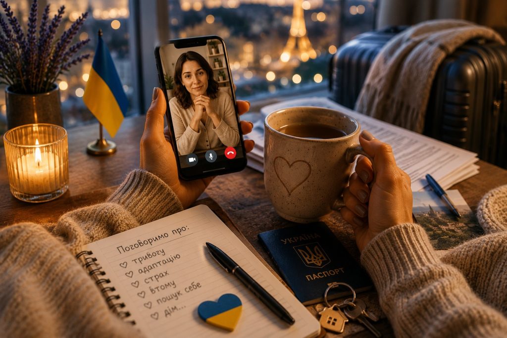 україномовний психолог онлайн для українців в Європі — де знайти і як обрати