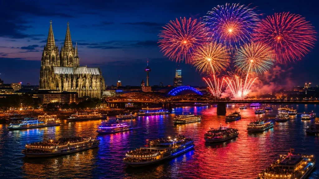Kölner Lichter 2026, феєрверк над Рейном у Кельні