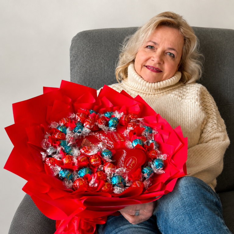 Ірина з їстівним букетом Tasty Bouquet CZ у Ліберці та Празі