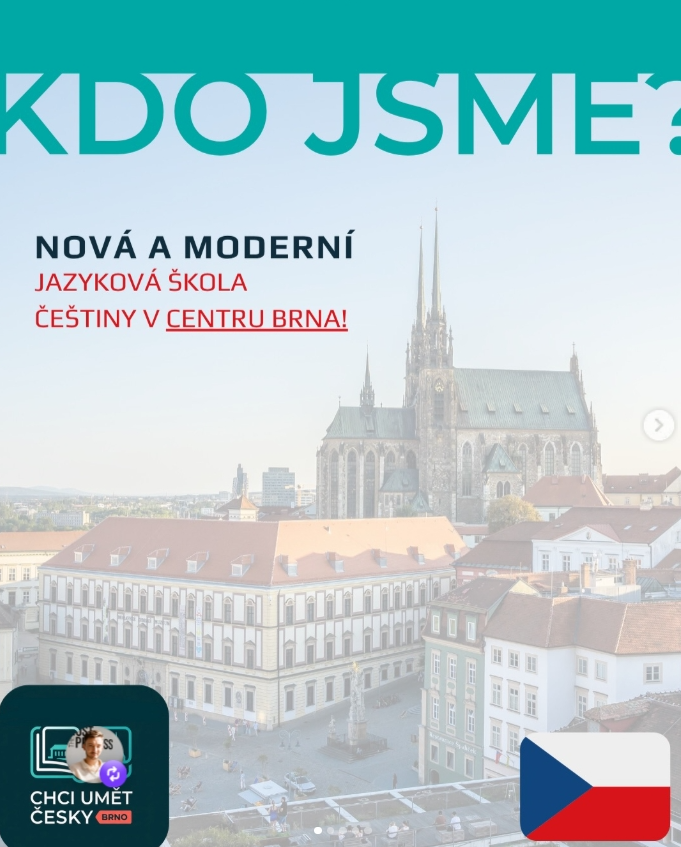 Набір на курси чеської мови у Брно для рівнів A1–A2 та A2–B1.1