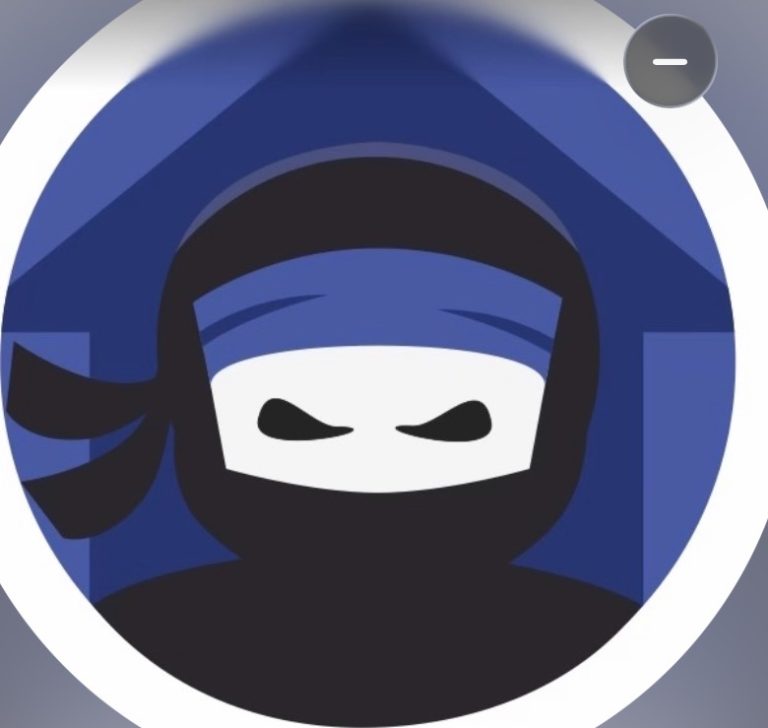 Логотип Home Ninjas, сервісу прибирання в Нідерландах