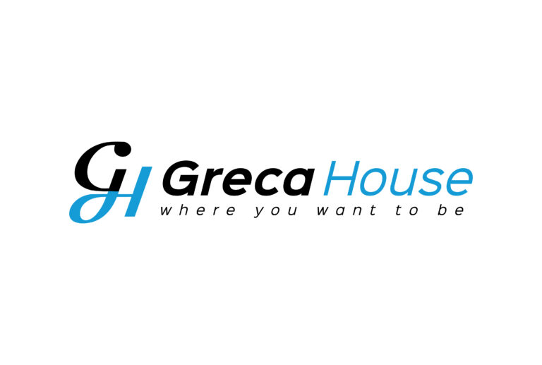 Логотип Greca House, агентства нерухомості в Афінах